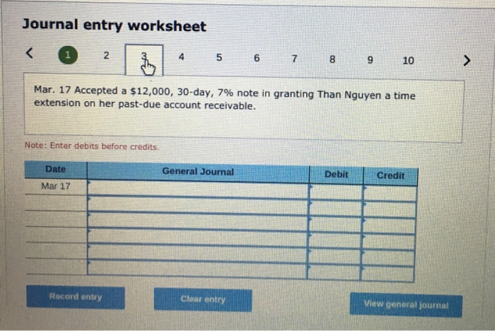 extension on his past due account receivable. 31 Made an adjusting entry