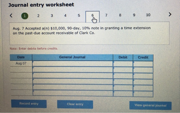 December 16. Mar. 2 Accepted a $7,000, 10%, 90-day note in granting
