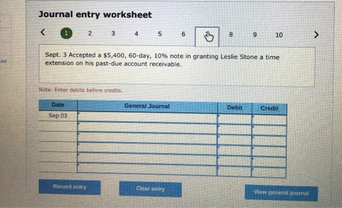 a tine extension on the past due account receivable from King Co.