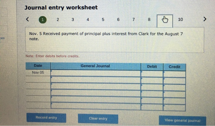extension on her past.due account receivable. Apr. 16 Nguyen dishonored her note.