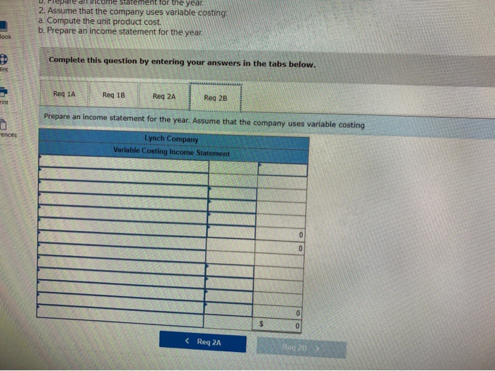 nts eBook 13 7 Variable costs per unit: Manufacturing Direct materials Direct