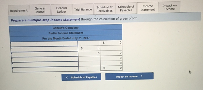 and payable, for example, record the purchase on July 1 in Accounts