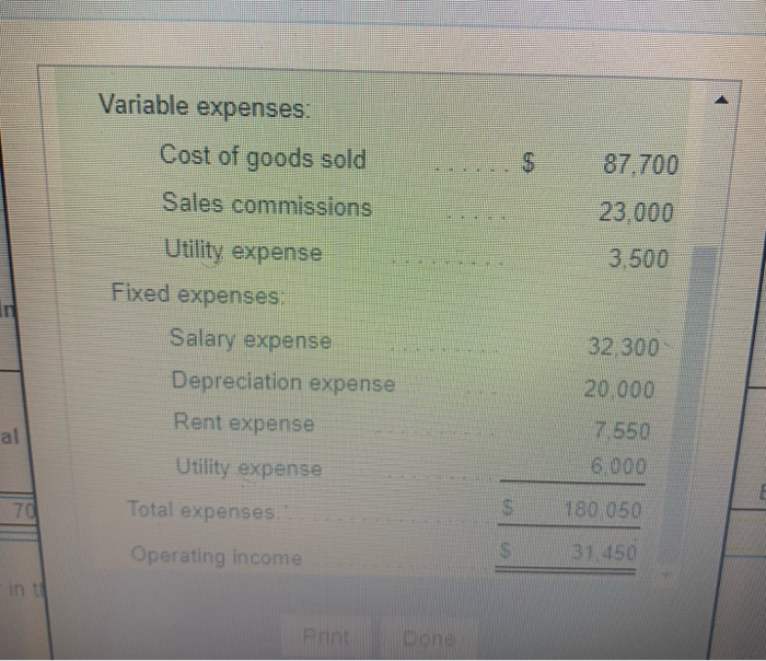 , an Print Done i Data Table 1.25 0.30 0.05 81,250 19,500
