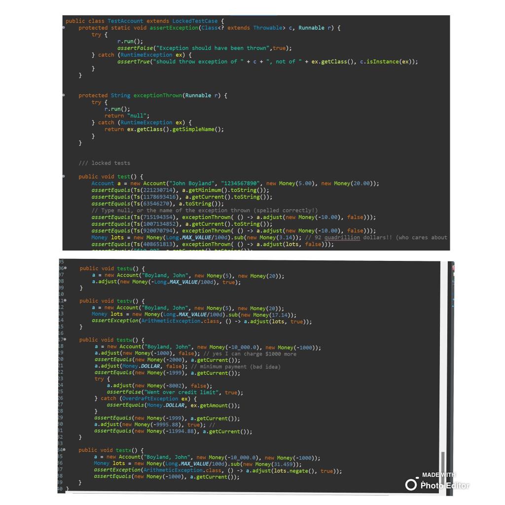 USE JAVA CODE TO DO THE ASSIGNMENT DO NOT COPY FROM ANOTHER