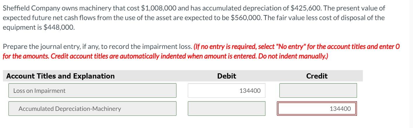 hi I'm having trouble with this, the answer is not 134400