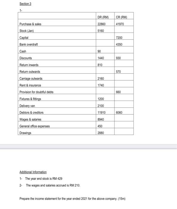 please typing or very clear hand writing Section 3 1- Purchase &