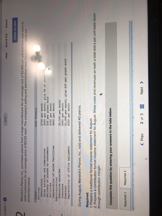  Chapter 16 Marwick's Planos, Inc., purchases pianos from a large manufacturer