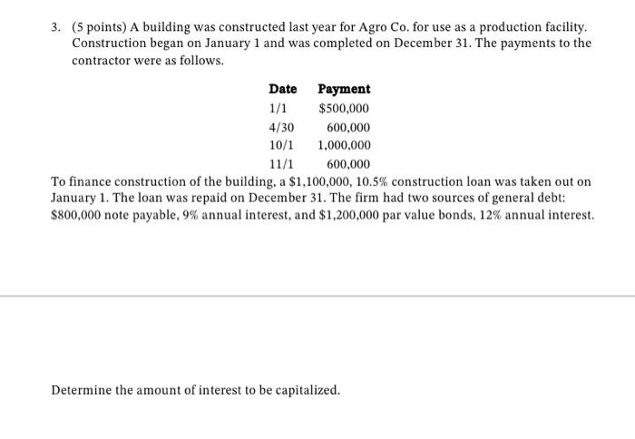 please upload process too explaining it! please 3. (5 points) A building