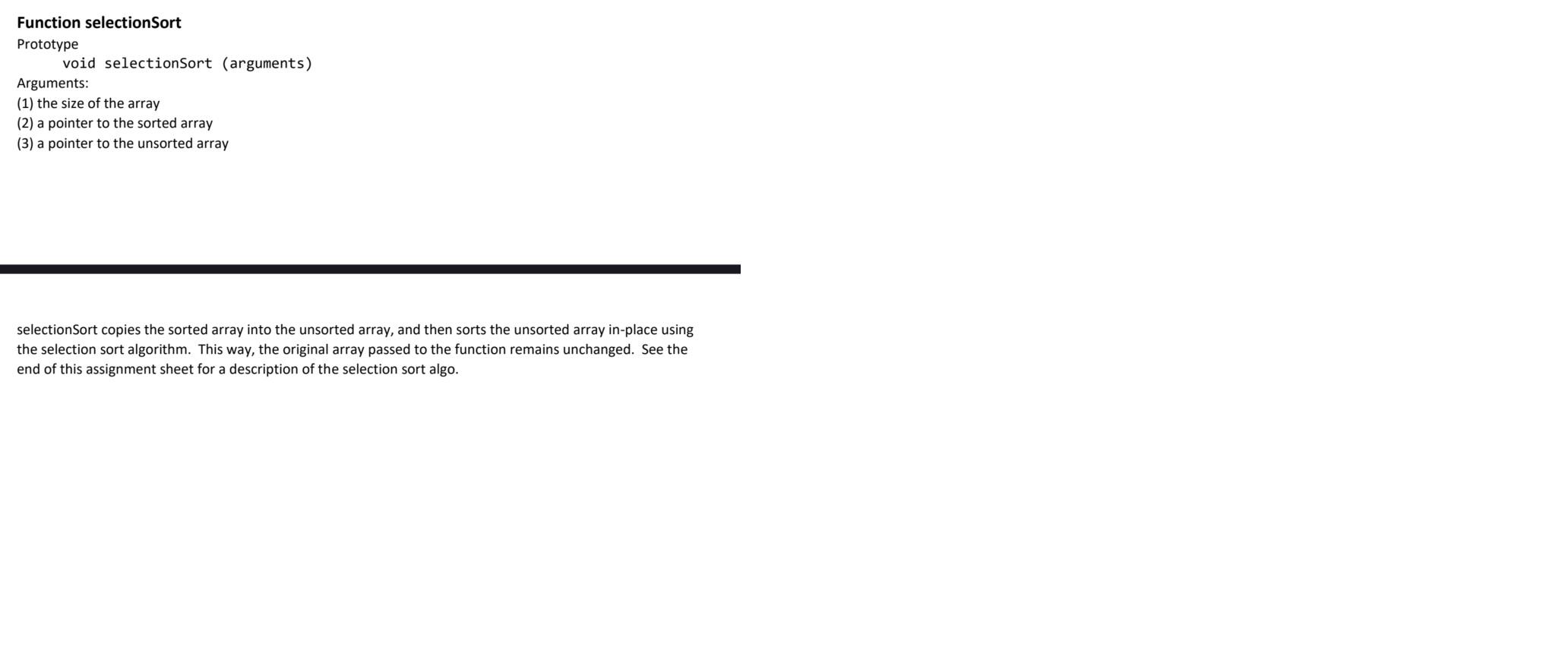 Please follow the specification to write a function that performs this action