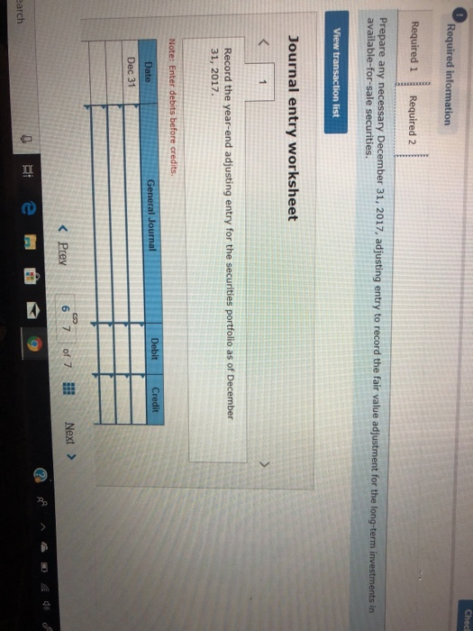 available-for-sale portfolio at December 31, 2016, consists of the following. ions displayed