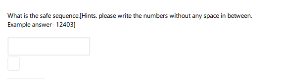 for the threads are given below: Available Matrix ABCDE 1 1 1