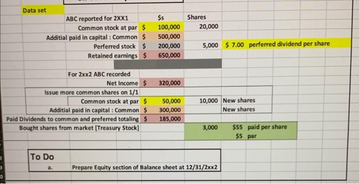  Data set \begin{tabular}{|c|c|c|} \hline ABC reported for 2XX1 & $5 &