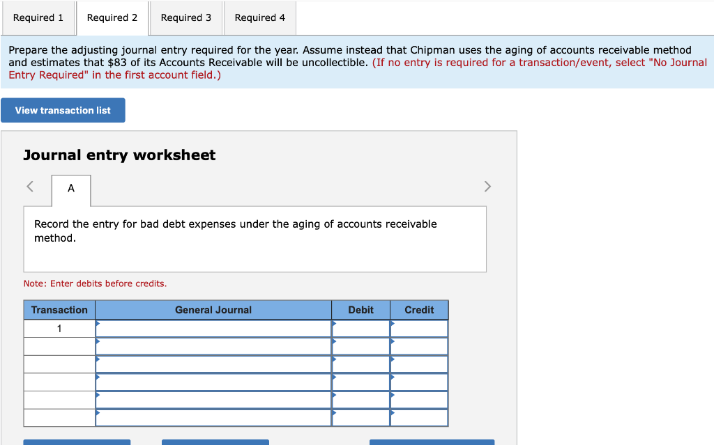 Allowance Method [LO 8-2] Chipman Sofware recently reported the following amounts in
