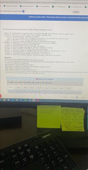 How do I adjust records to recognize The service is provided on
