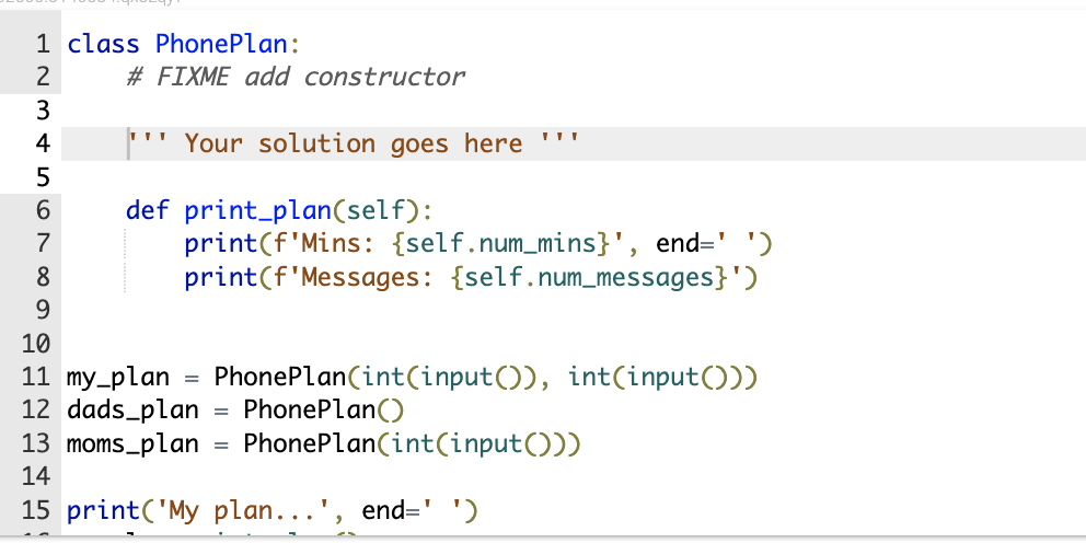 num_messages should have a default value of 0. Sample output with one