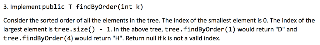 good review, thanks! Here is the code provided for the class. import