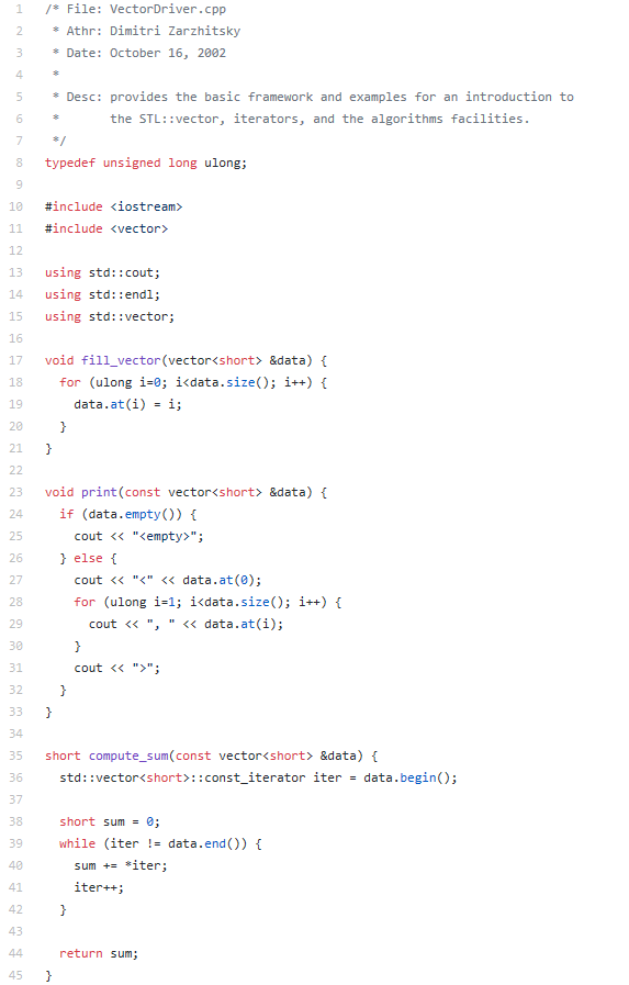 needs to be filled. We can do this by using the push