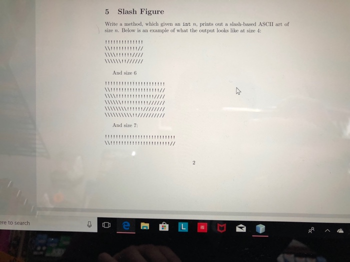 problems, write a metho hat solves the problem. Demo each method you