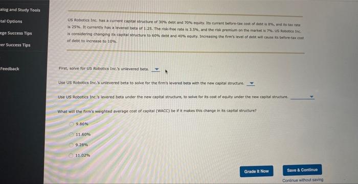 capital structure. Universal Exports Inc. has gathered the following financlai infectuacien to