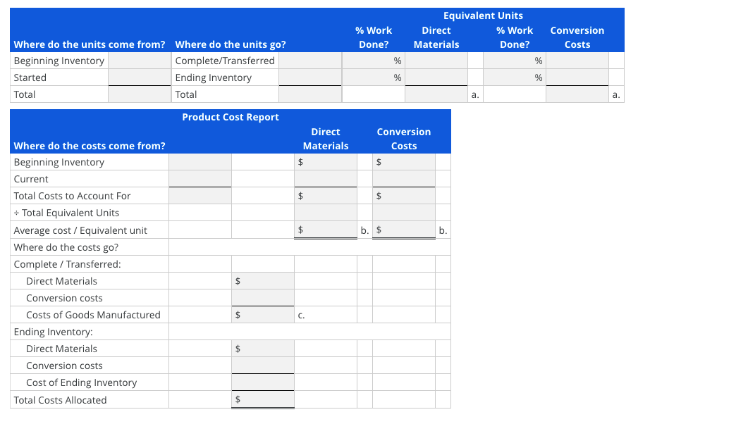 (and annotations) are for Joyner Company's processing department work-in-process account for the