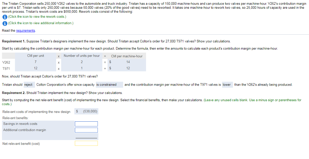 acity of 150,000 machine-hours and can produce two valves per ma -Xbe