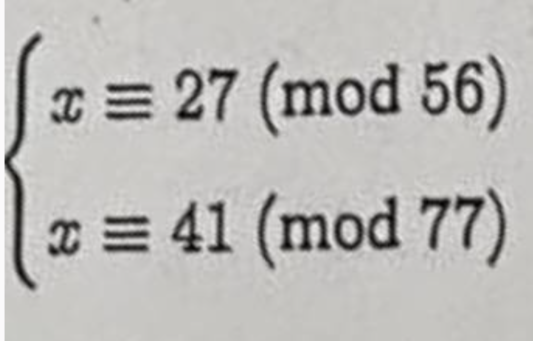  Solve the system of comparisons : 