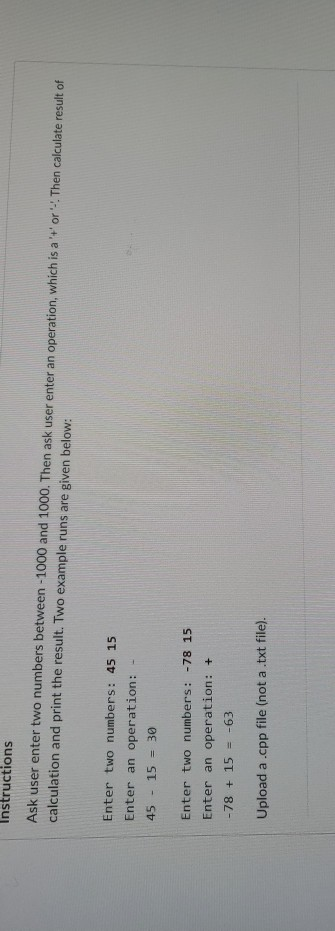  u Ullions Ask user enter two numbers between - 1000 and