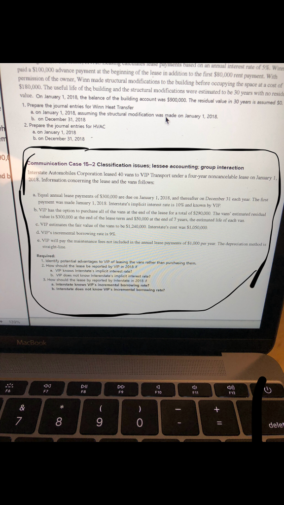 Hi, Please, need help with Intermediate Accounting (9th Edition) Chapter 15, Problem