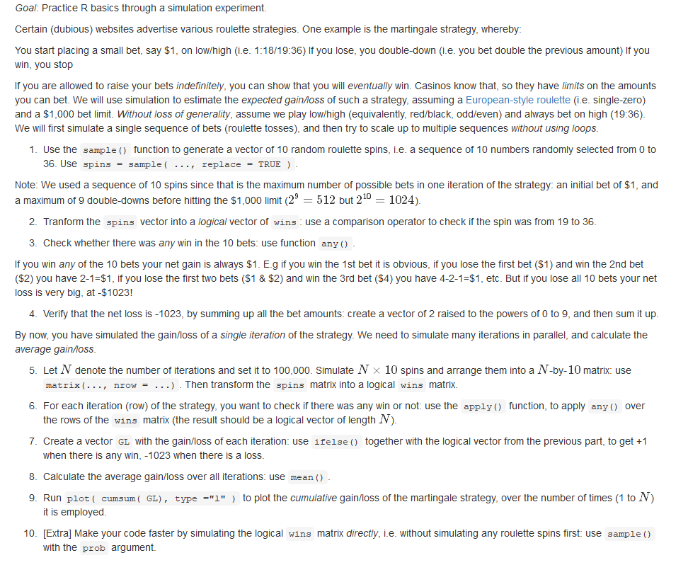  Goal: Practice R basics through a simulation experiment. Certain (dubious) websites