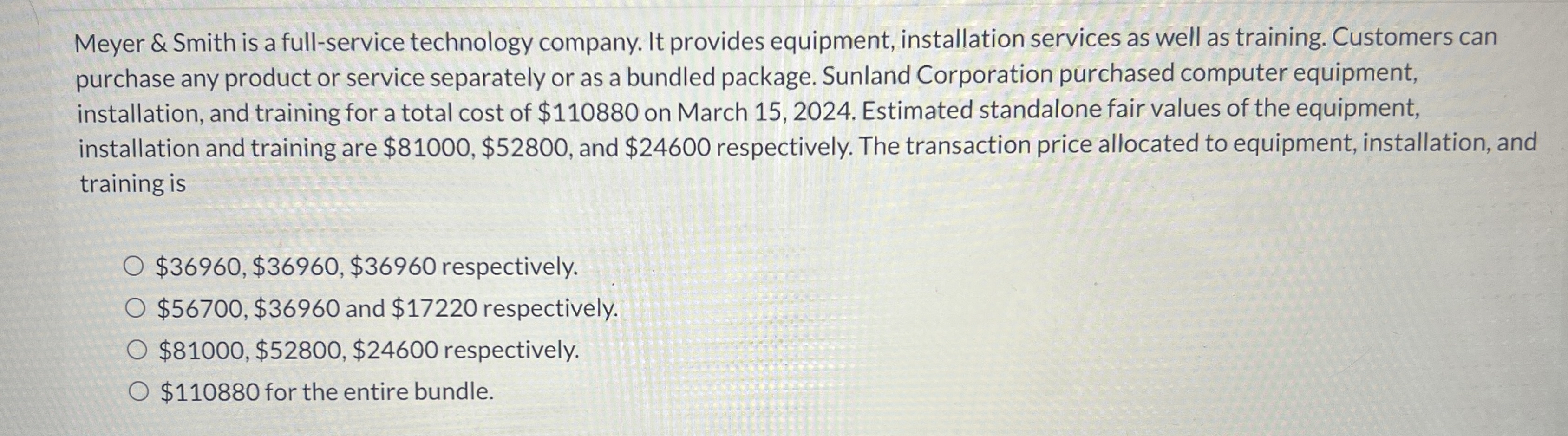  Meyer & Smith is a full-service technology company. It provides equipment,