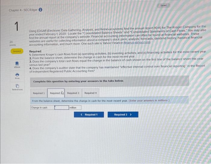 annual report (10-K) for The Kroger Company for the year ended February