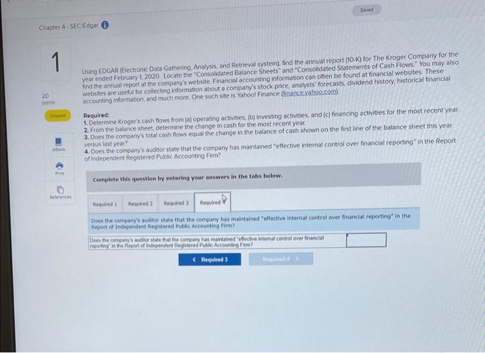 Flows "You may also find the annual report at the company's website.