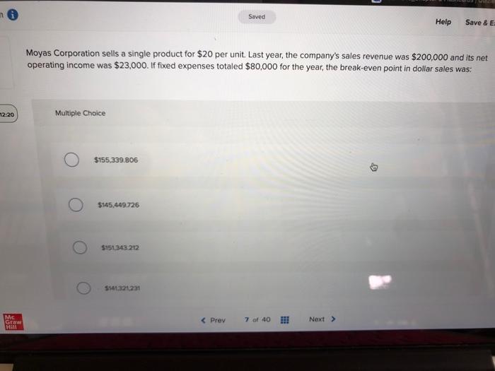  no Saved Help Save & E Moyas Corporation sells a single