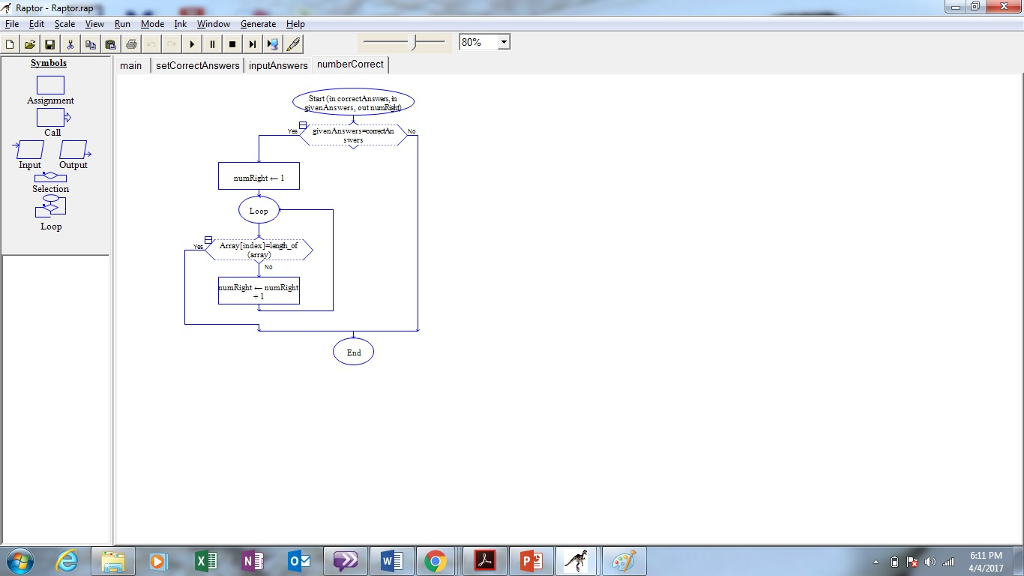 student to enter his/her answer to 10 multiple-choice questions. All of the