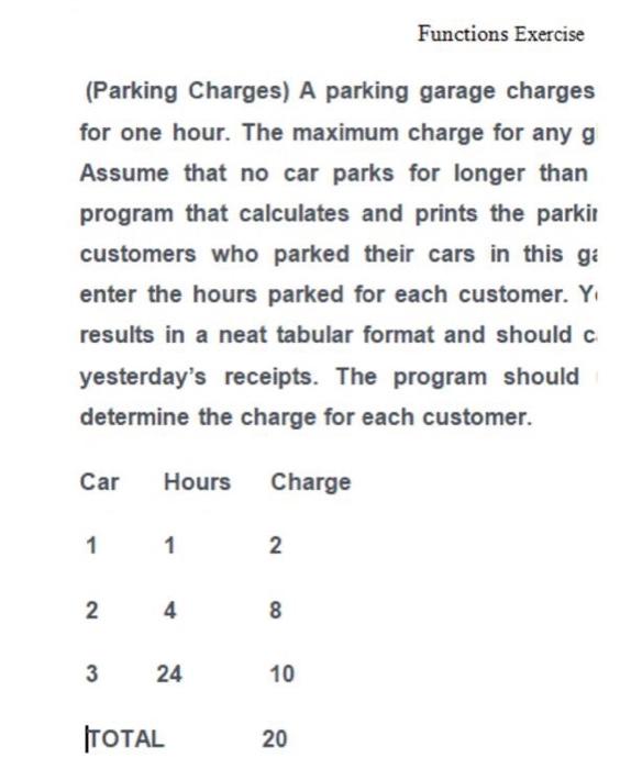 the results. 2. The program should use selection and loop structures. 3.