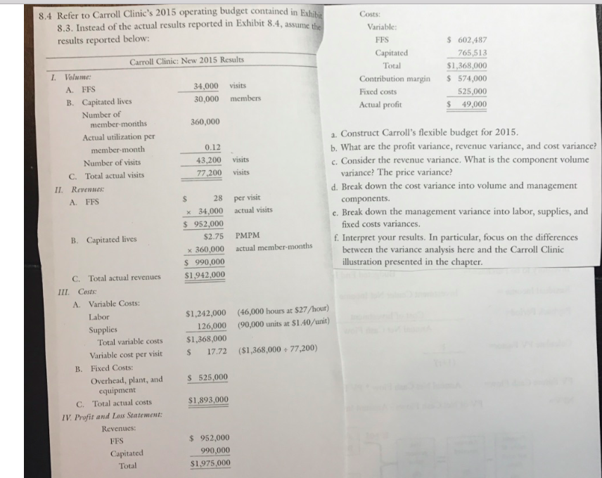 questions or exhibits it may reference***** I only need the solutions to