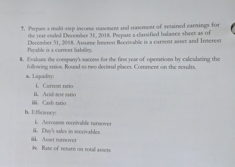 As a new business, all beginning balances are SO Top Quality Appliance-Long