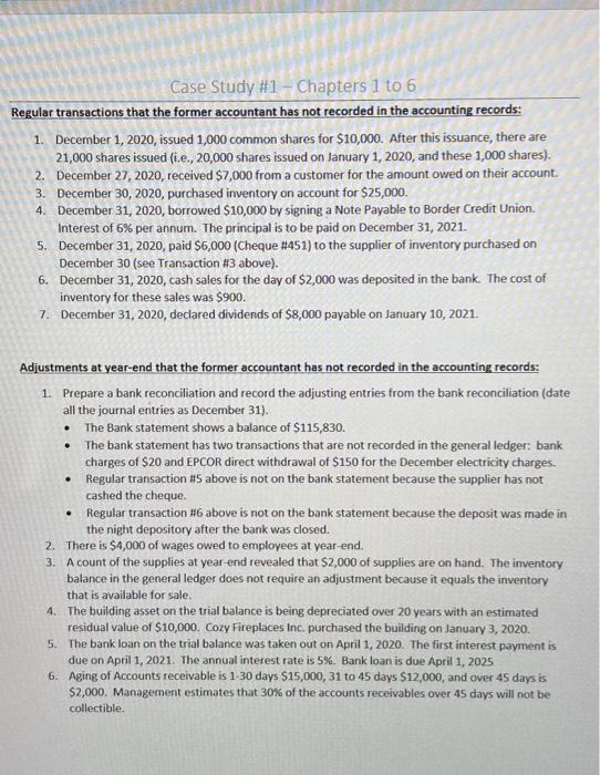 following unadjusted trial balance at the end of the first year of
