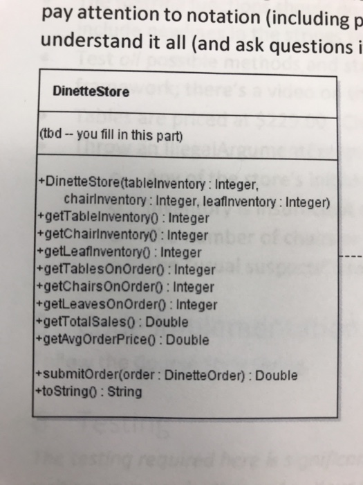 language Project 4: Dina's Dinettes 1 Objective This project is the first