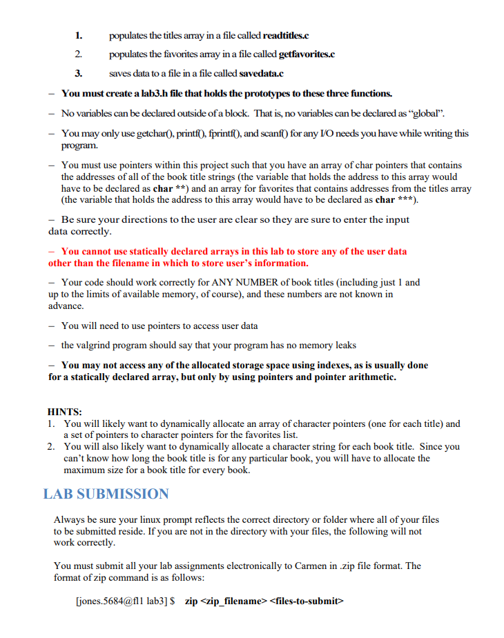 If you do, please ask for clarification. Every lab requires a Readme