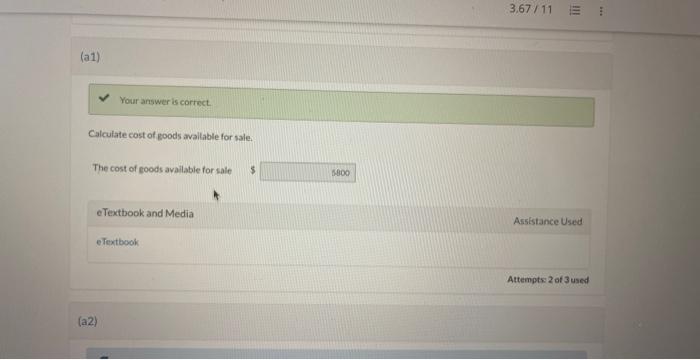 for Bonita Company are reported as follows. Assurne a sale of 500