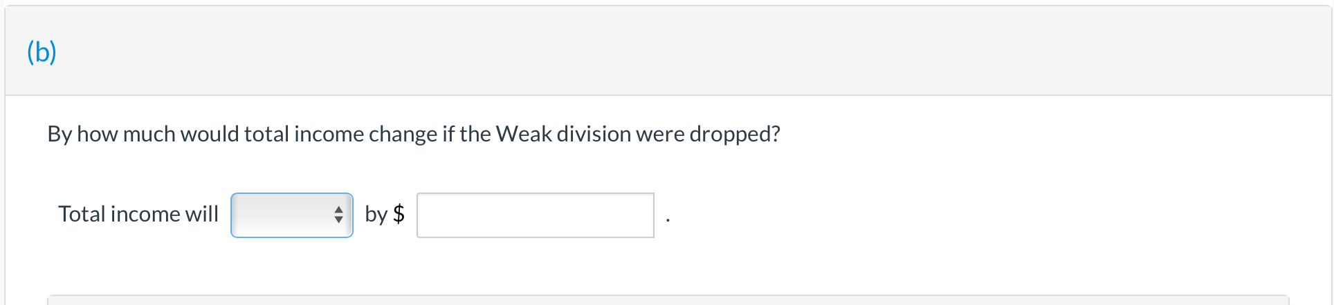 divisions, Weak, Average, and Strong. As it turns out, the Weak division