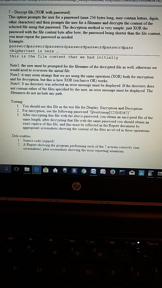 - Select directory 2 -List directory content (first level) 3 - List