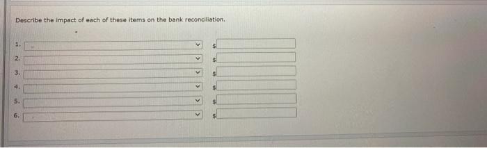 Sandhill Camping was doing the July 31 bank reconciliation 1. On July