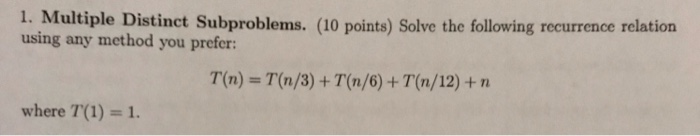  use either substitution method or recursion tree method or the master