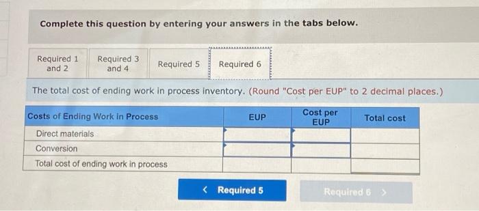 process, and that conversion costs are added uniformly throughout the process. $135,245