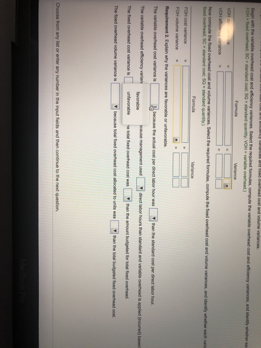 number of units Standard direct labor hours $ 2.300 $ 2,300 1.150