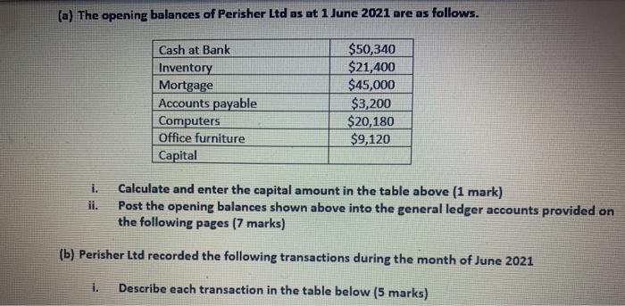  I need the answer (only for ii )as quick as possible