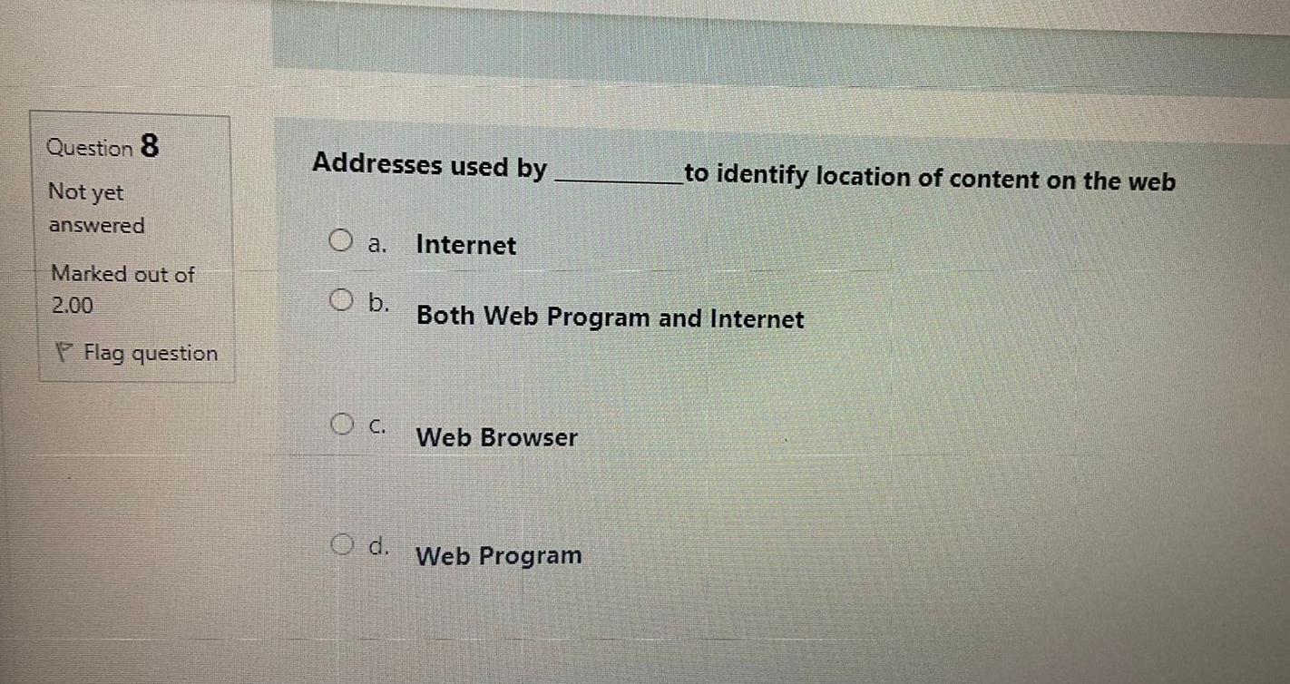 O d. Subscription DI TOUTube Maps III Moodle Question 3 All the