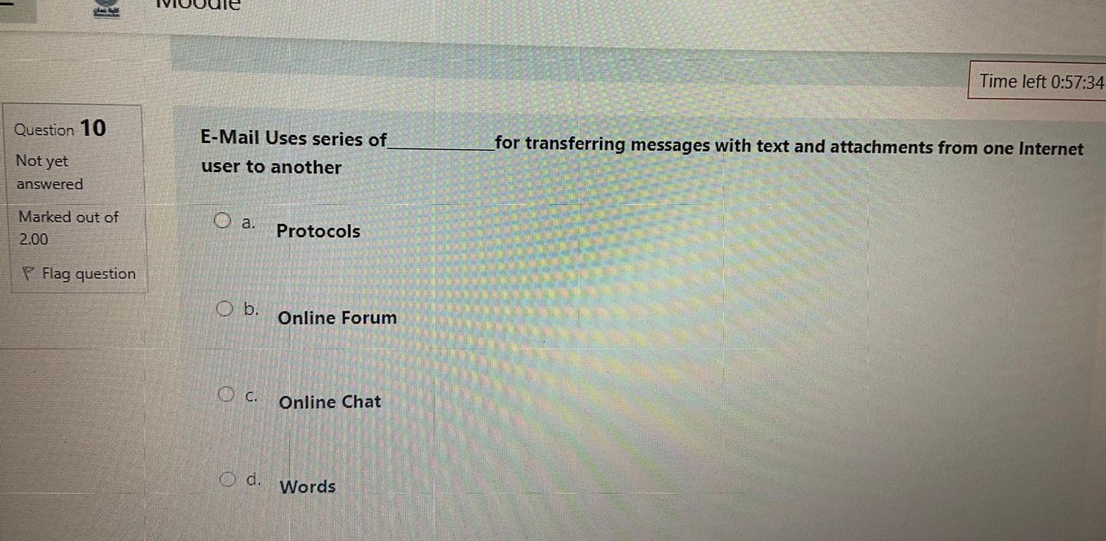 out of 2.00 b. Smartphones P Flag question C. Business Web presences